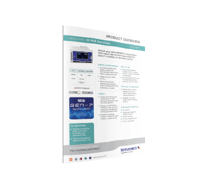 SERVOPRO DF-760E Product brochure