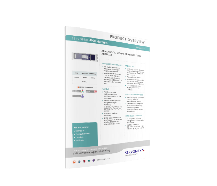 SERVOPRO 4900 Multigas Product brochure