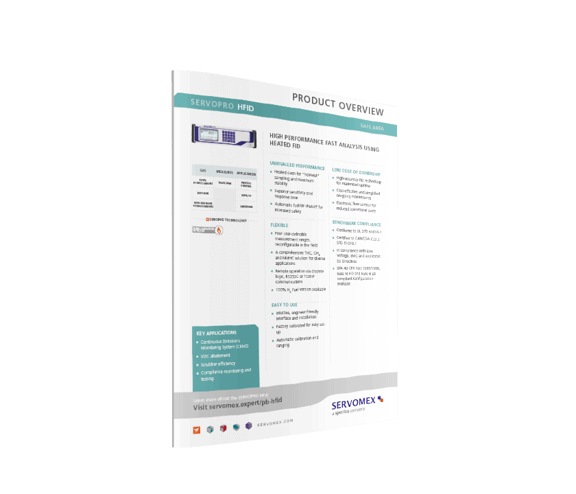 SERVOPRO HFID Product brochure