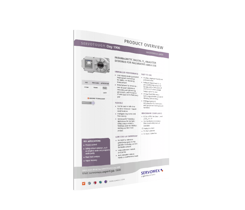 SERVOTOUGH Oxy 1900 Product brochure