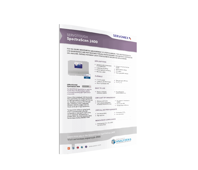 SERVOTOUGH SpectraScan 2400 Product brochure