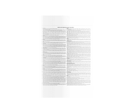 Sales T&Cs Middle East