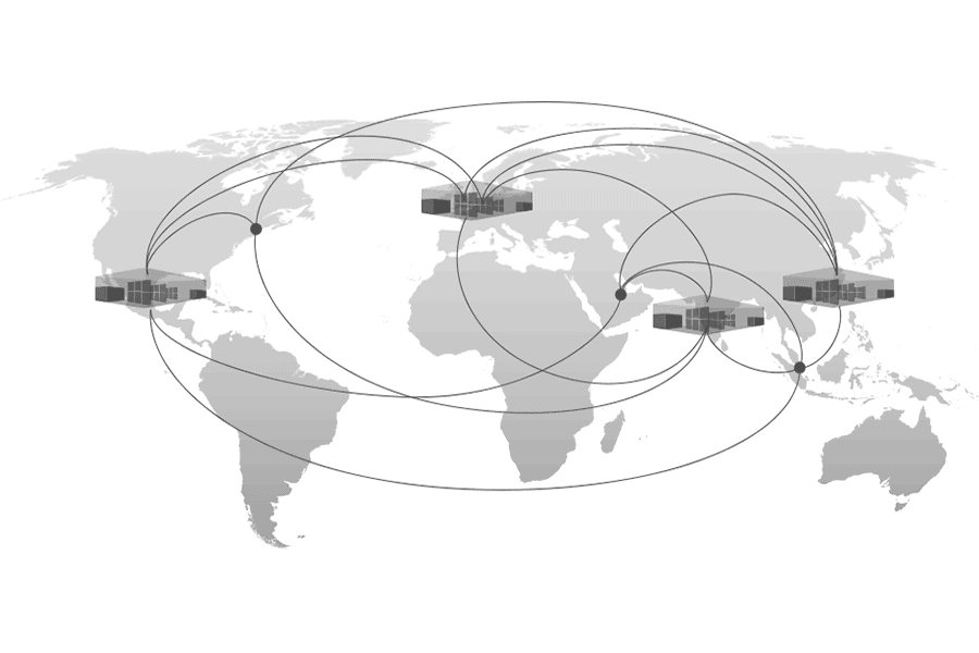 Atlas showing Servomex loctions