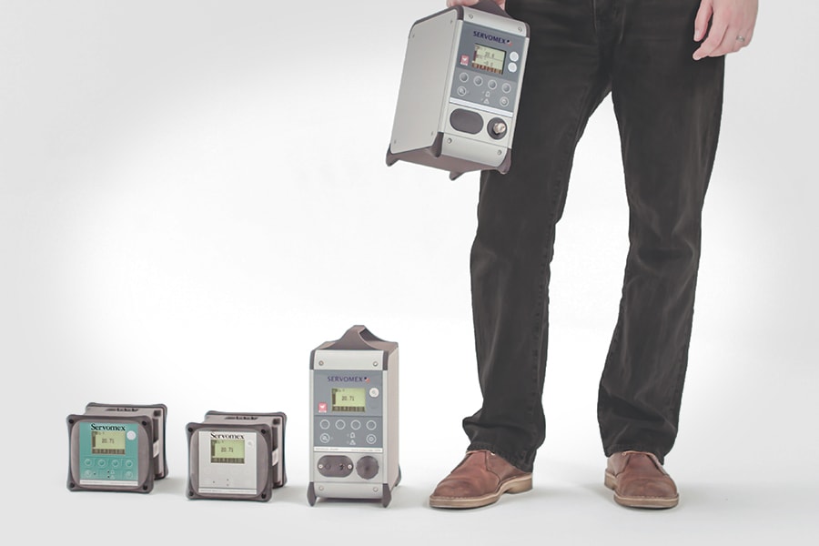 Servomex portable gas analyzer range