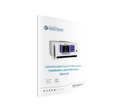 SERVOPRO DF-740 NanoTrace Installation and Operator Manual