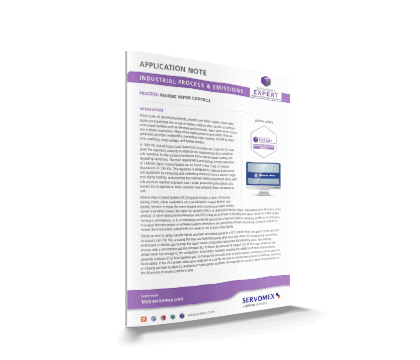 Application Note Marine Vapor Control