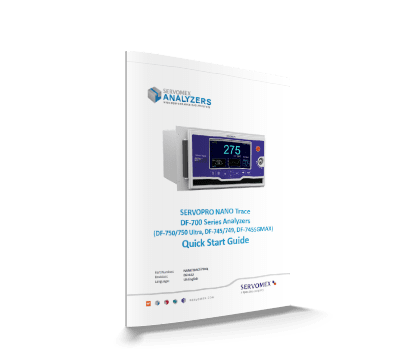 SERVOPRO DF-700 Series Quick Start Guide