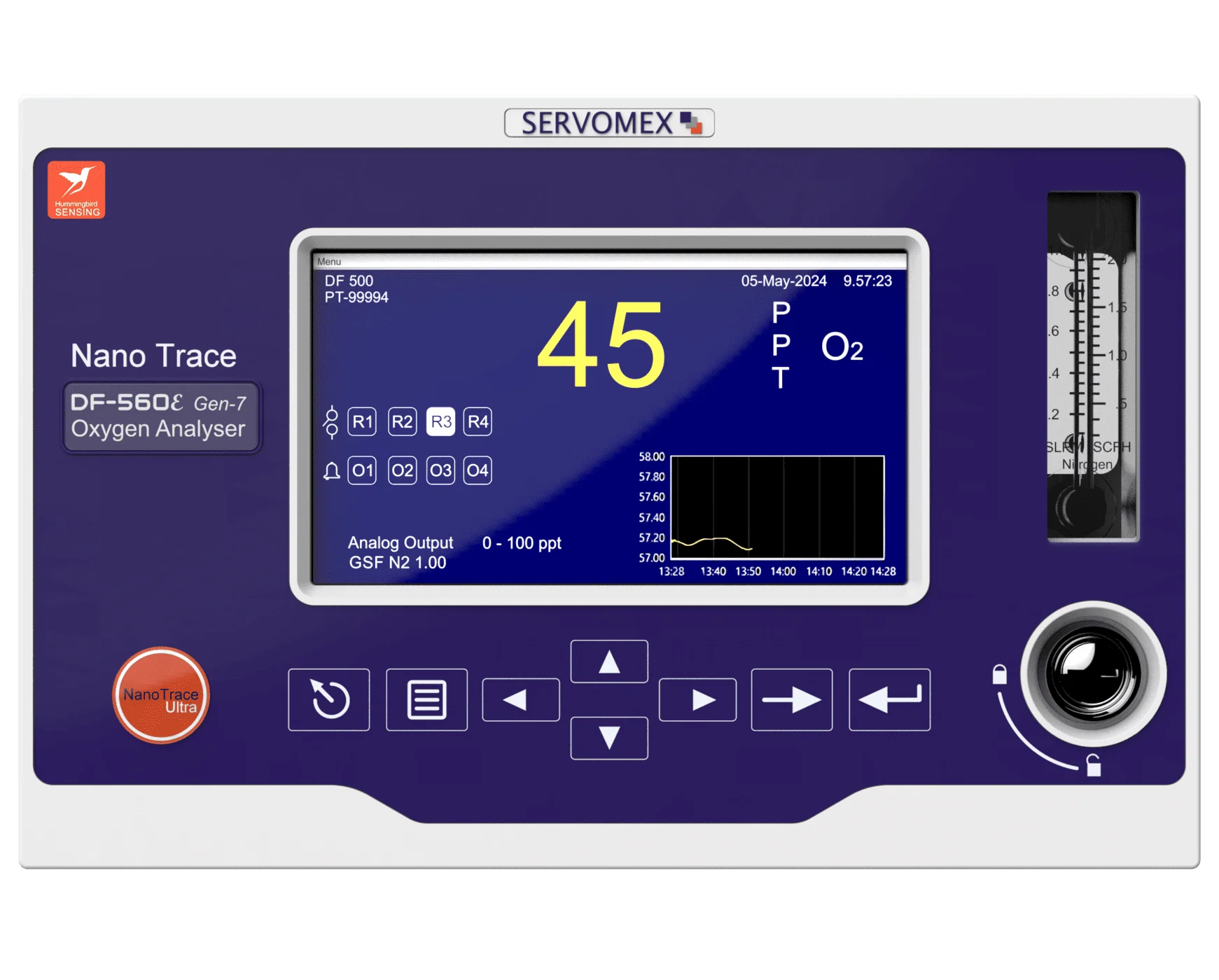 DF560 ULTRA ultra-trace oxygen analyzer