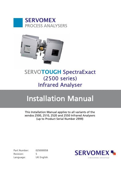 02500A SERVOTOUGH SpectraExact Manual