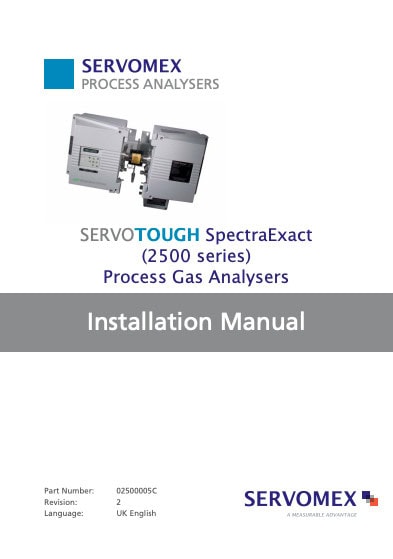 02500C SERVOTOUGH SpectraExact Manual