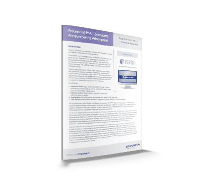 Pressure Swing Adsorption Process (PSA) Application Note